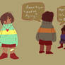 Chara and Frisk