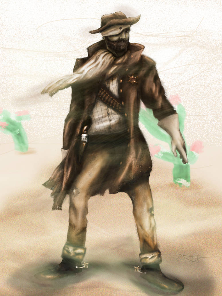 Cowboy - Character Concept Art by Cedric3DTremblay on DeviantArt