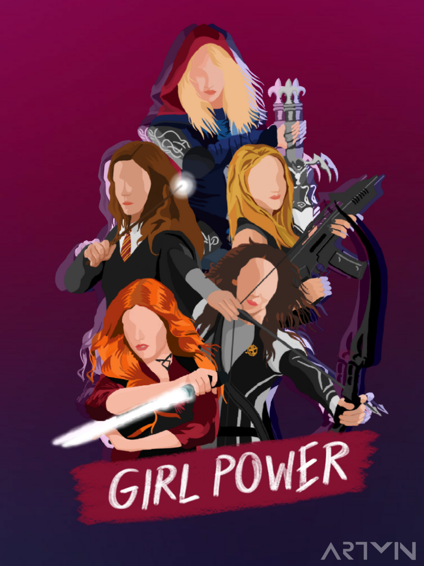GIRL POWER - WOMEN CHARACTERS FROM BOOKS FAN ART by Artmin21 on DeviantArt GIRL POWER - WOMEN CHARACTERS FROM BOOKS FAN ART by Artmin21 on DeviantArt