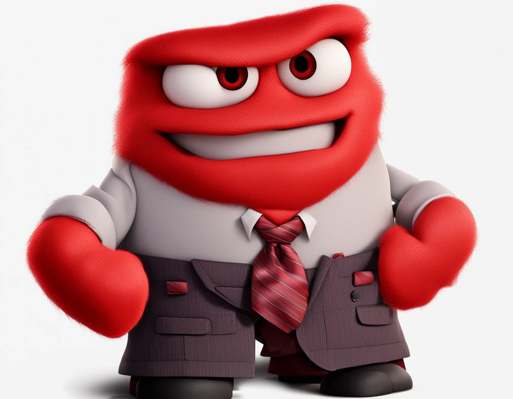 Anger is a red-faced, explosive emotion who is bri by ...
