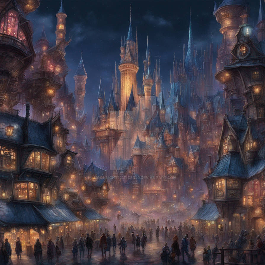 New Years Eve city ,( Hogwart Castle:1556