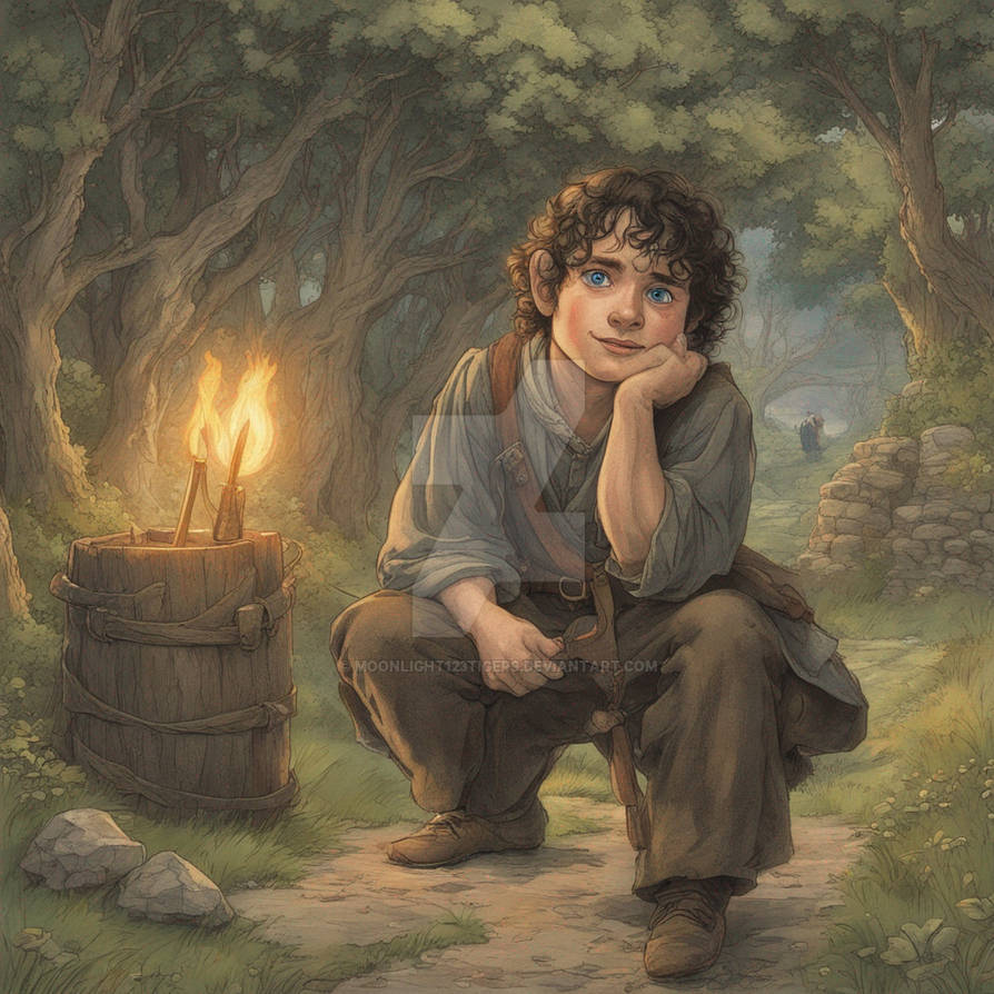 Lord of the Rings, Frodo Baggin, Shire by Moonlight123tiger9 on DeviantArt