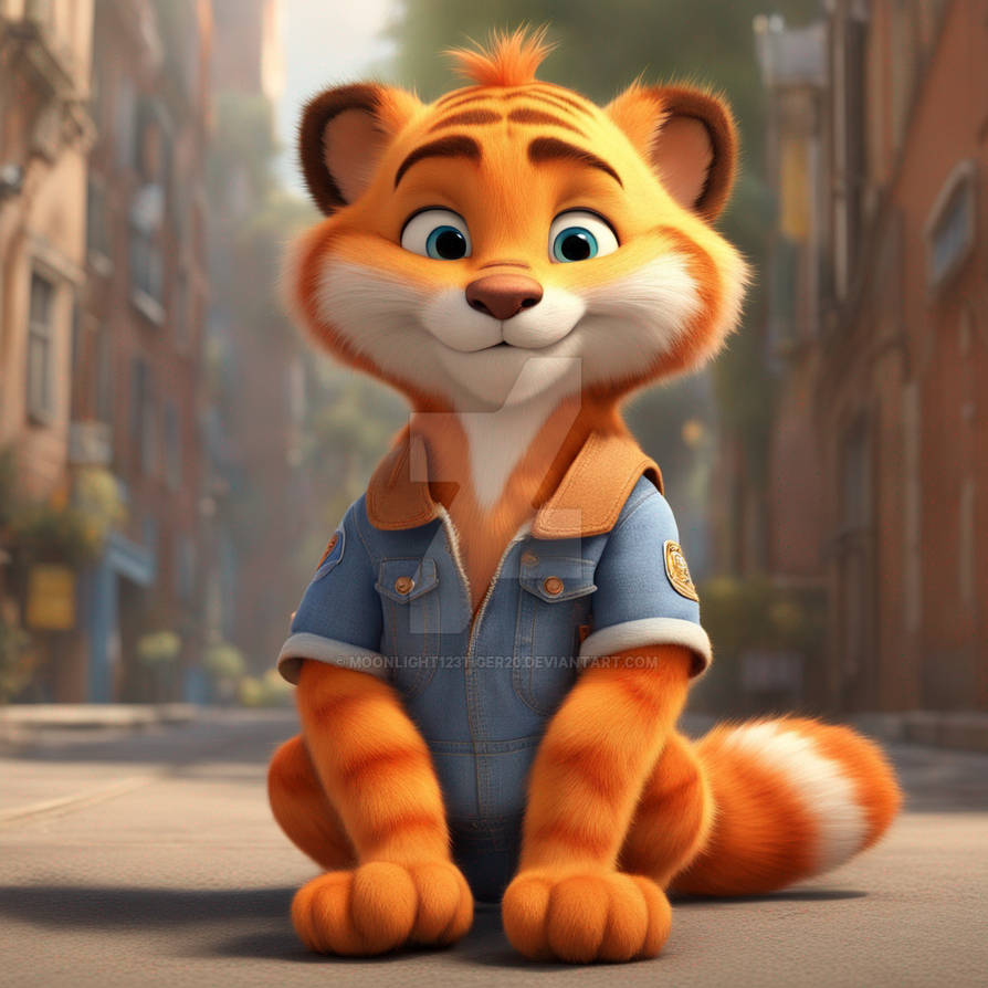 A friendship between ( a cute CGI Disney Animated