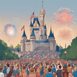 Fourth of July Washington DC, (DisneyWorld:9999