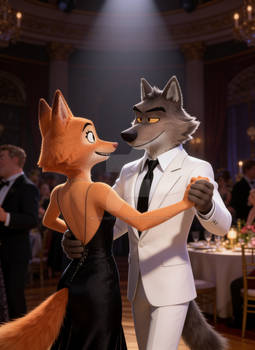 MrWolf and Diane dance
