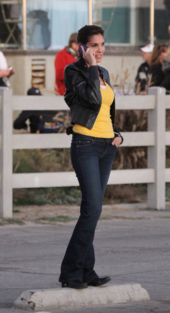 Daniela Ruah during filming of NCIS Los Angeles ep by federal1238 on ...
