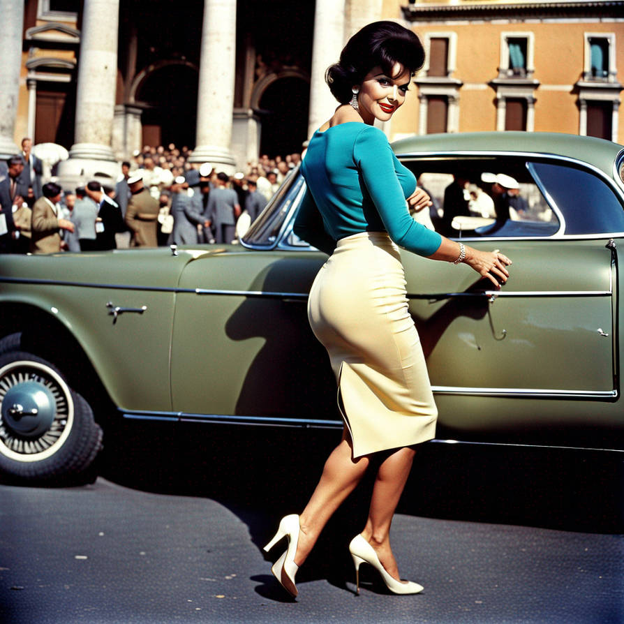 Connie Rome Connie Francis ample rump in Rome in 1962 by federal1238 on DeviantArt