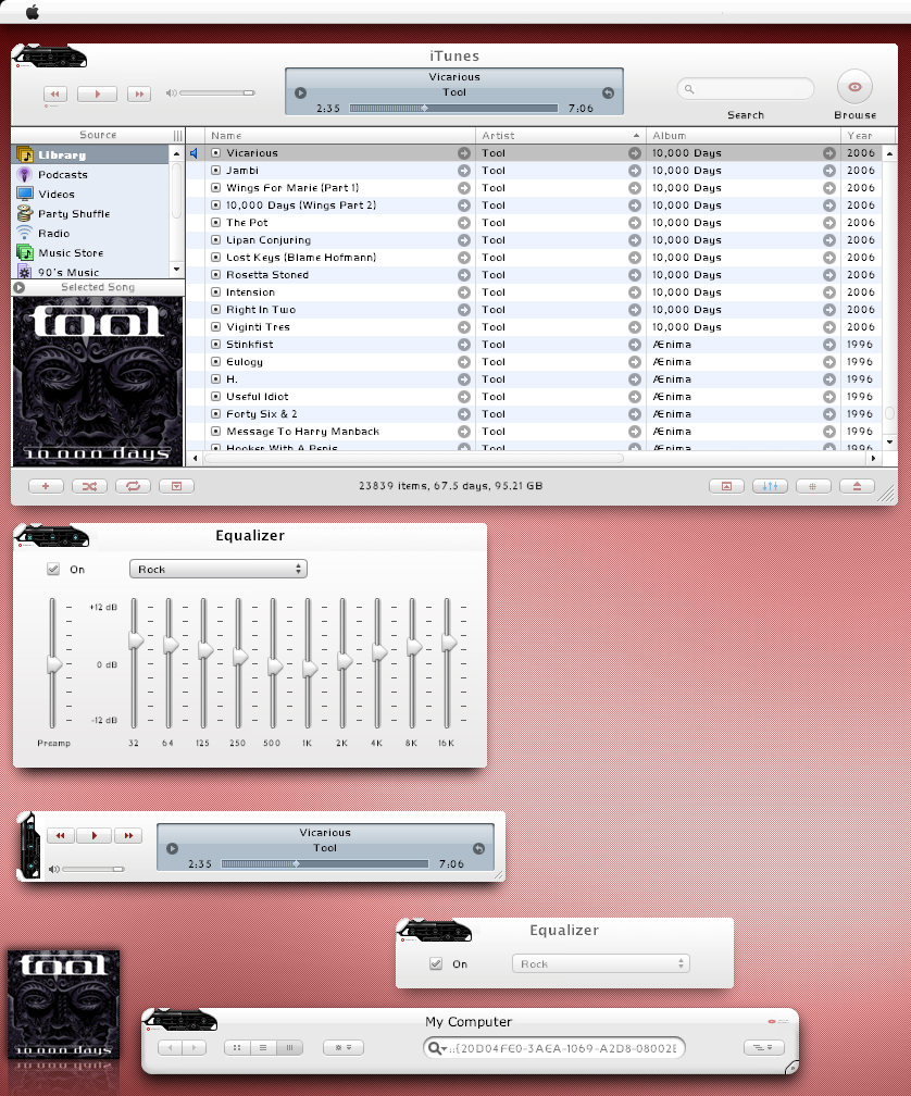 Amora Modified for iTunes 6