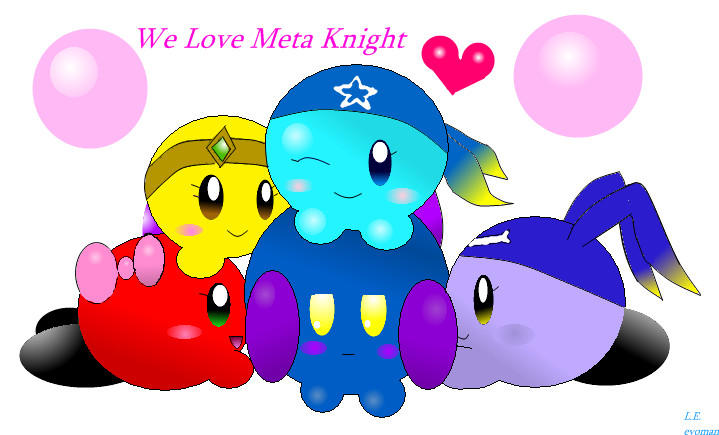 We love Meta Knight by Evomanaphy on DeviantArt