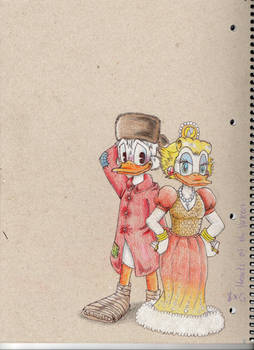 Scrooge and goldie