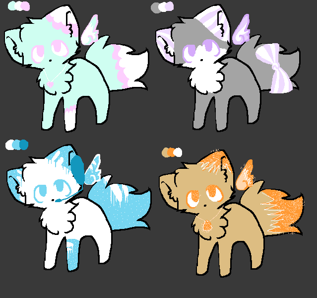 CHEAP Sugar Themed Winged Cat Adopts