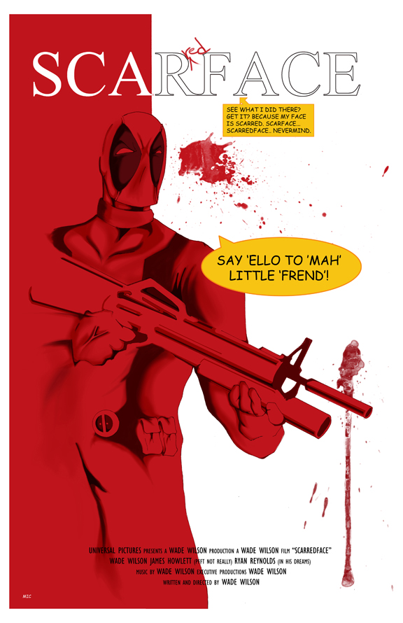 Deadpool scarface