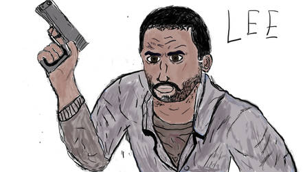 Walking Dead Lee (First hand drawn picture)