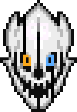 Overload Error's glitch gaster blaster by shawnventura on DeviantArt