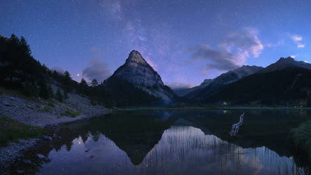 Twilight at Lac des Sagnes