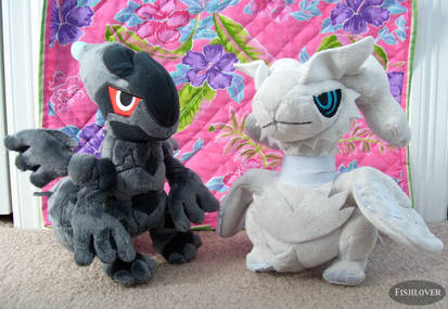 Zekrom And Reshiram Pokedolls