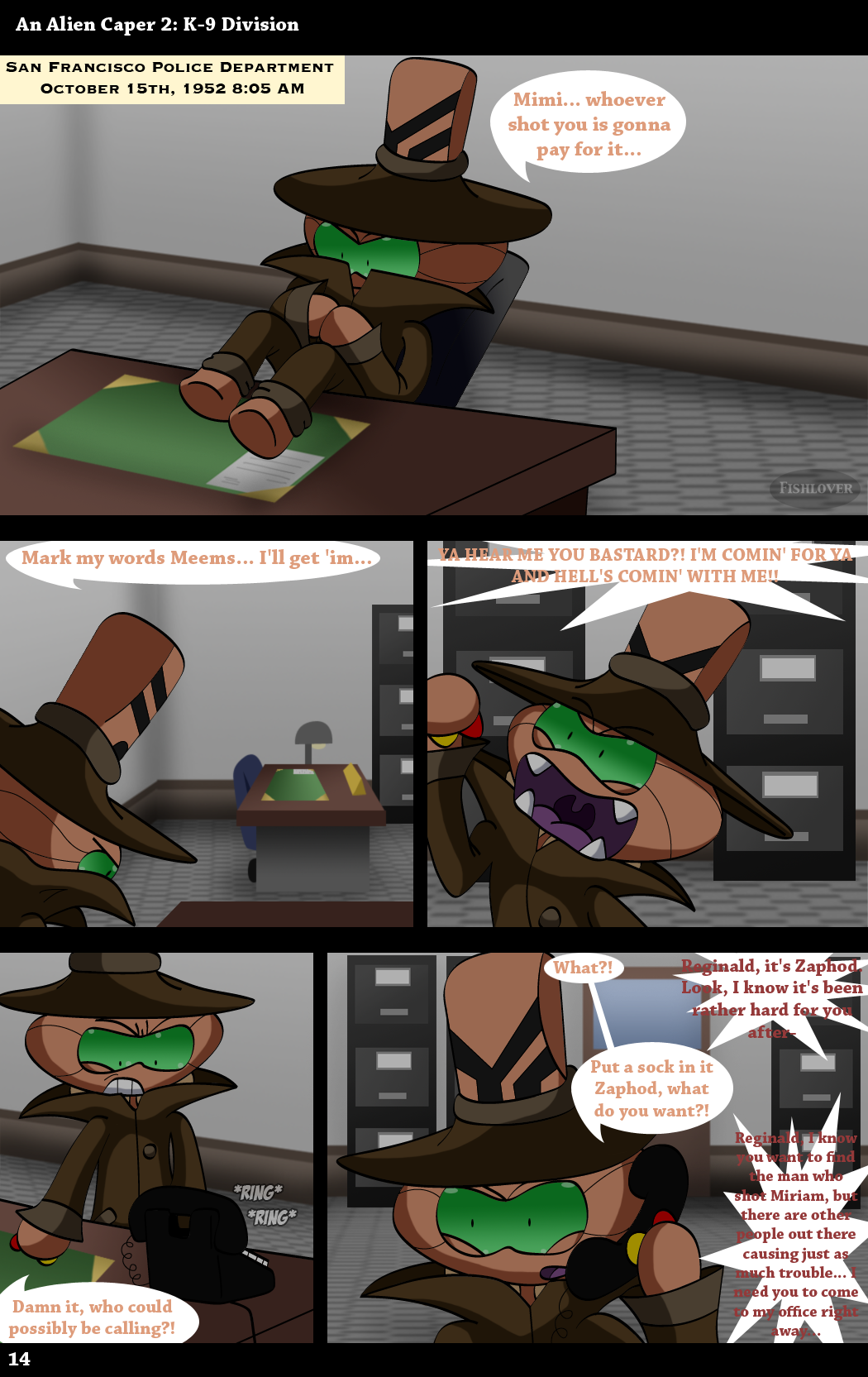 An Alien Caper 2: K-9 Division (Page 14)