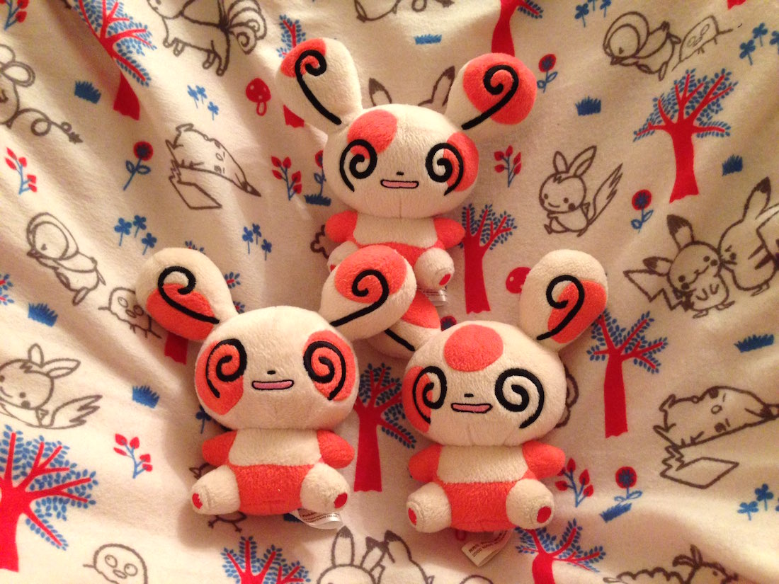 Spinda Pokedoll Trio