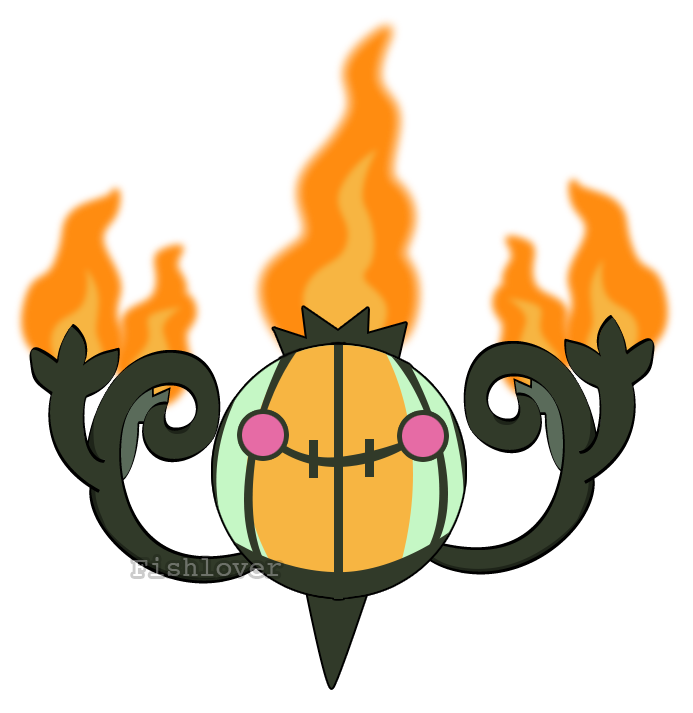 Shiny Chandelure by Fishlover on DeviantArt