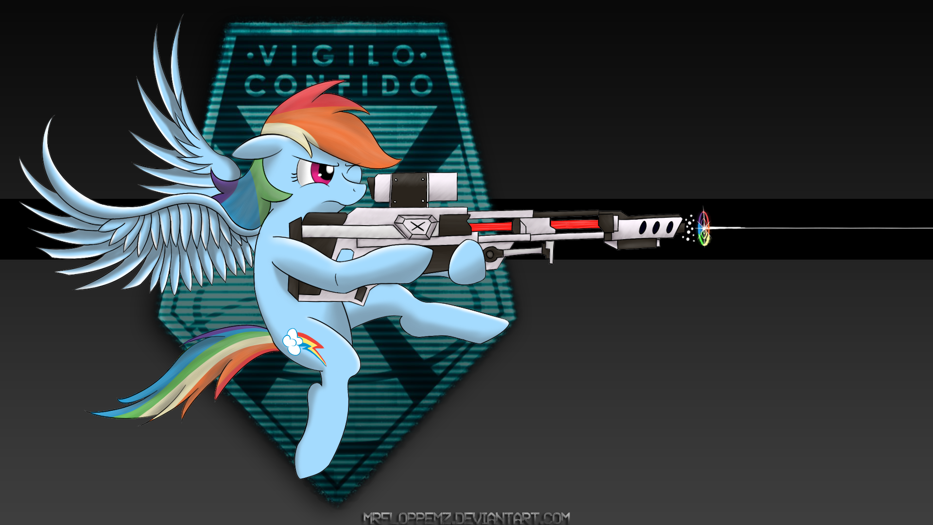 X-COM: Sniper Rainbow Dash