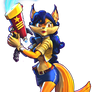 Carmelita Fox Thieves in Time PNG Render(Revamped)