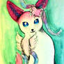 Sylveon (Anime+Realistic mix)