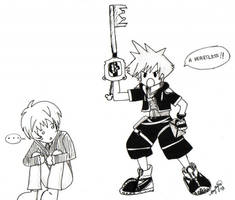 Sora gets overzealous