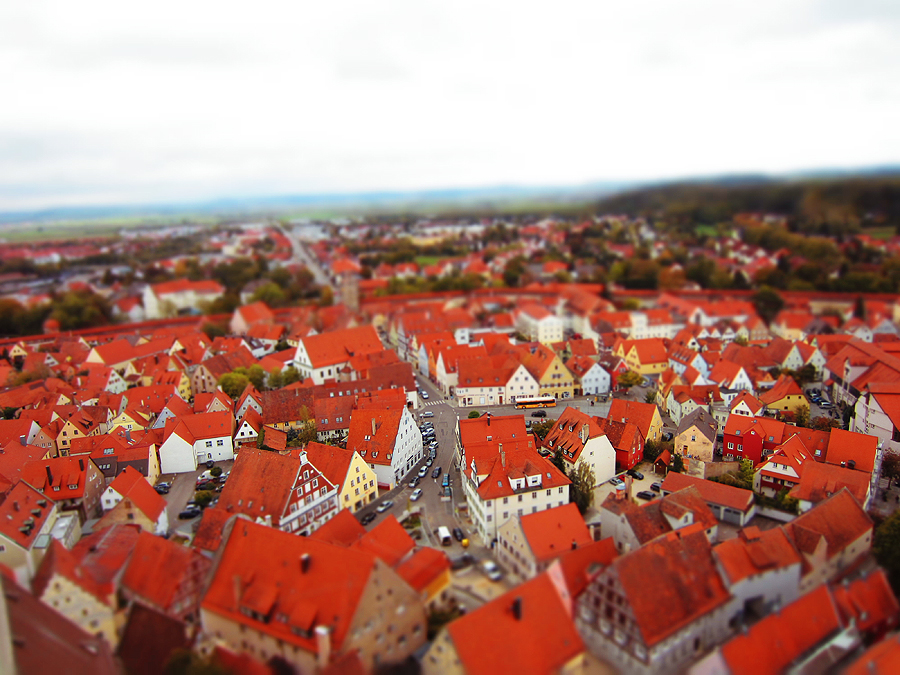 Red roofs of Nordlingen