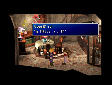 FFVII Aerith's stupid XD