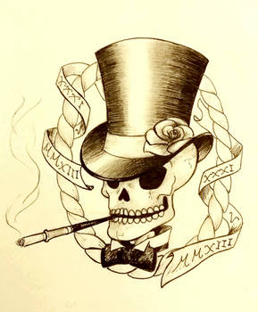 fancy skull