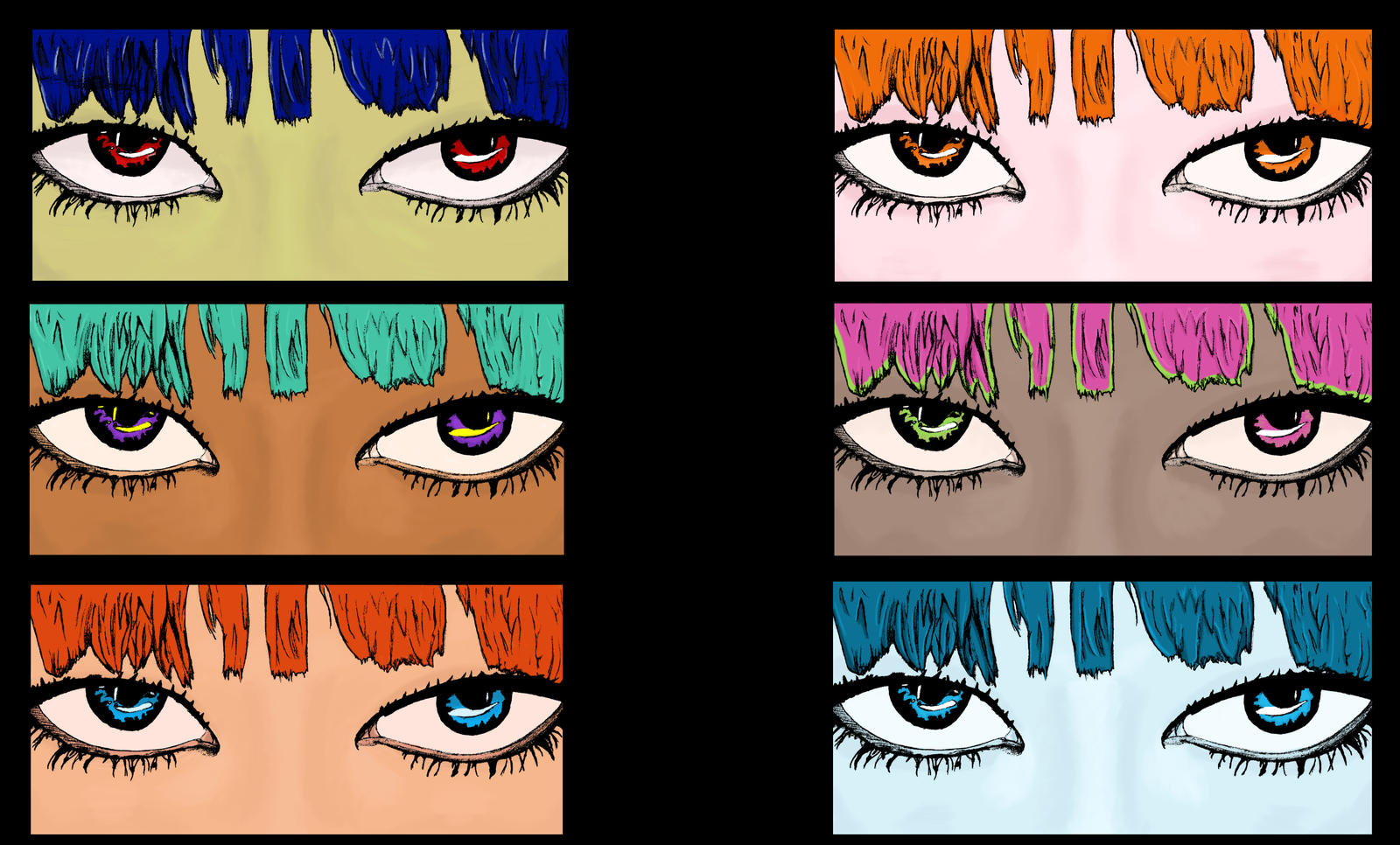 Color schemes by AzariaTheDeviant on DeviantArt