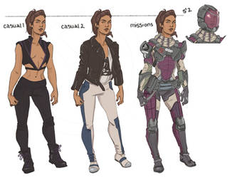 Sara Ryder Outfits