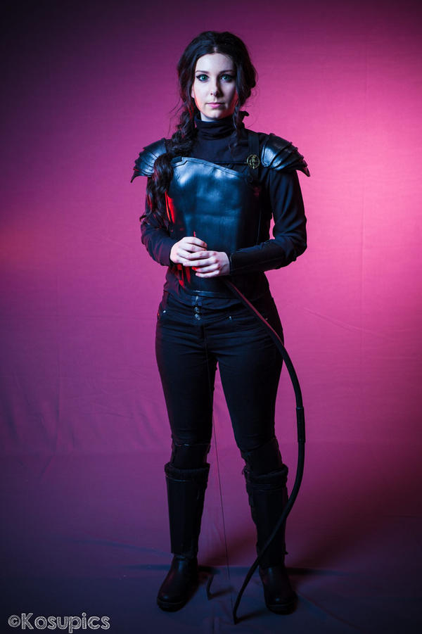 Katniss Everdeen cosplay (Mockingjay outfit) by cosplaycara on DeviantArt