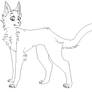 Kitty lineart .free use.
