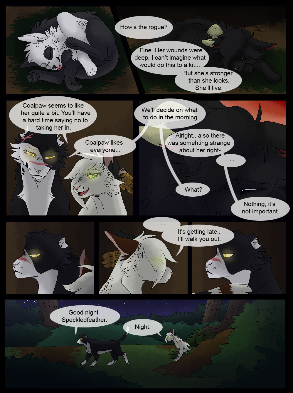 The shadow has come .Page.40