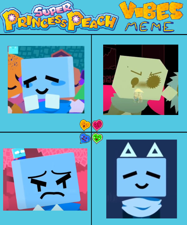 Super Princess Peach Vibes But TPC Cube by MichelleMagixArt on DeviantArt