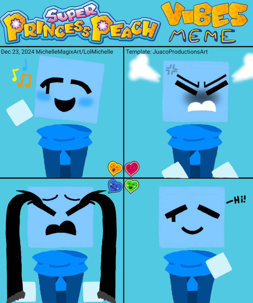 Super Princess Peach Vibes But TPC Cube (Drawn) by MichelleMagixArt on ...