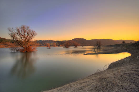 Lake sunset