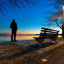 Sunset bench