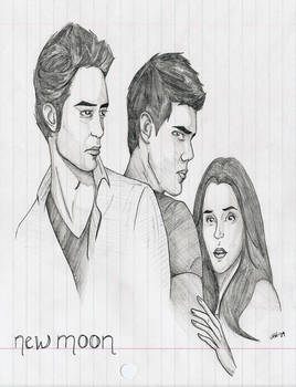 New Moon Poster Sketch