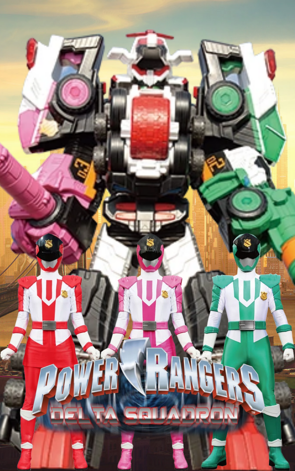 Megazord for Power Rangers Delta Squadron by LupinMK on DeviantArt