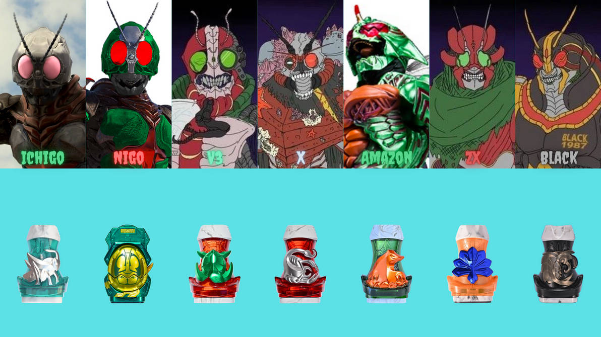 Showa Another Riders by LupinMK on DeviantArt