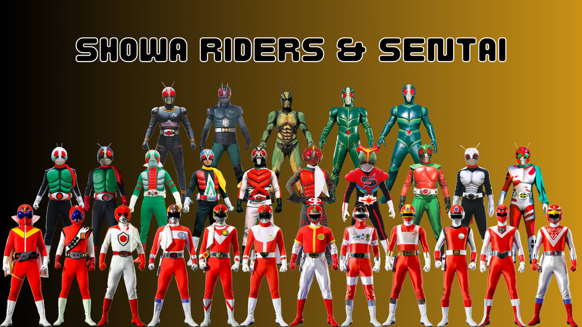 Showa Rider Red Showa Riders and Sentai by LupinMK on DeviantArt