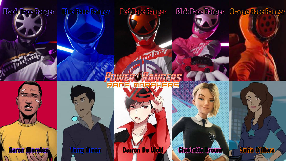 Power Rangers Race Morphers by LupinMK on DeviantArt