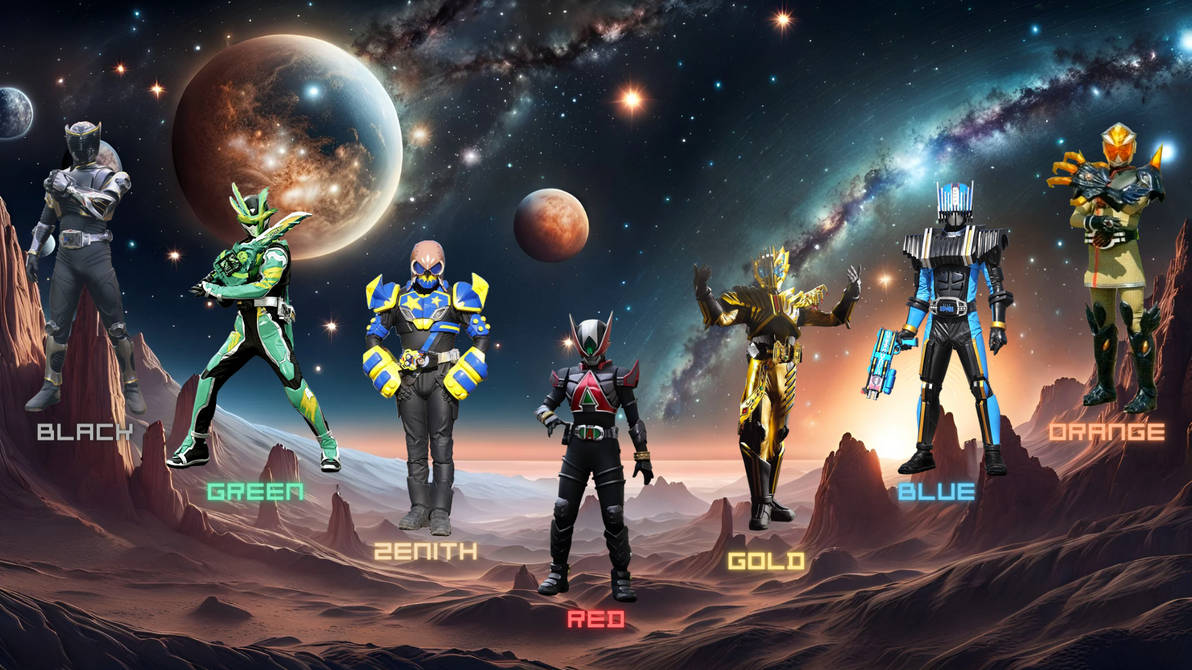 Cosmic Fury Riders by LupinMK on DeviantArt