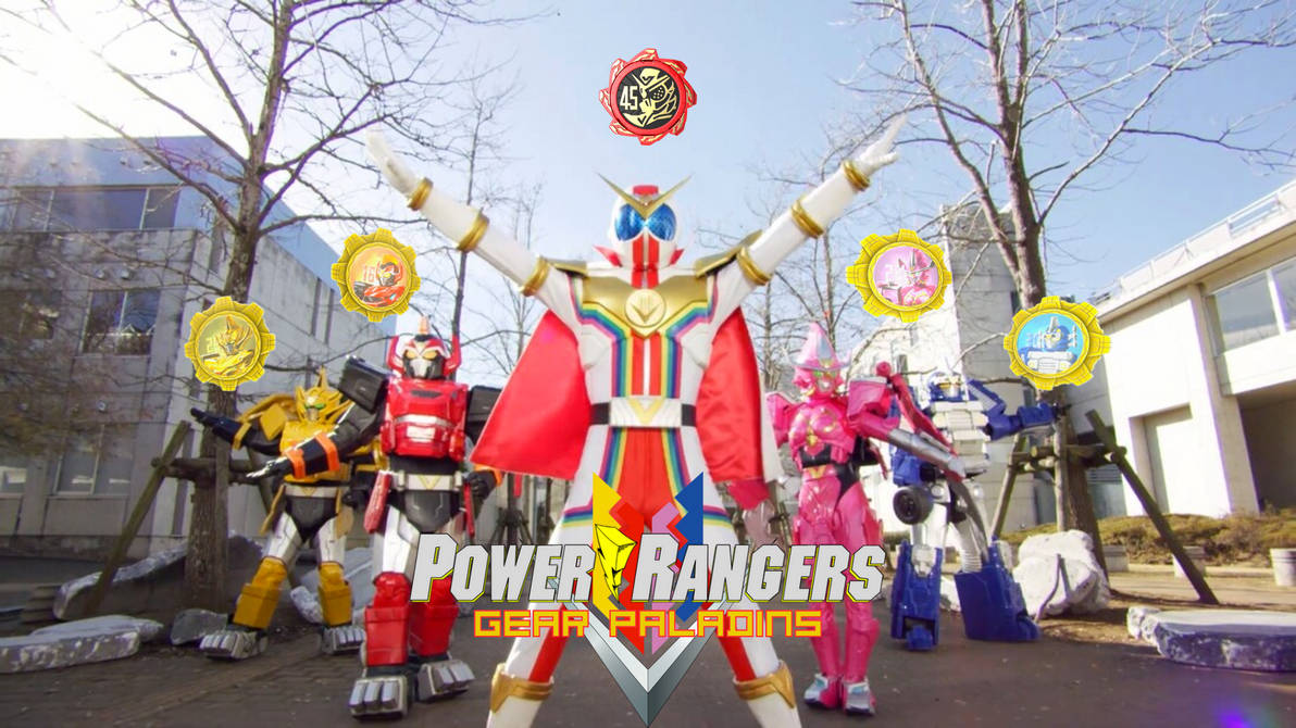 Power Rangers Getting Gear Power Rangers Gear Paladins by LupinMK on DeviantArt