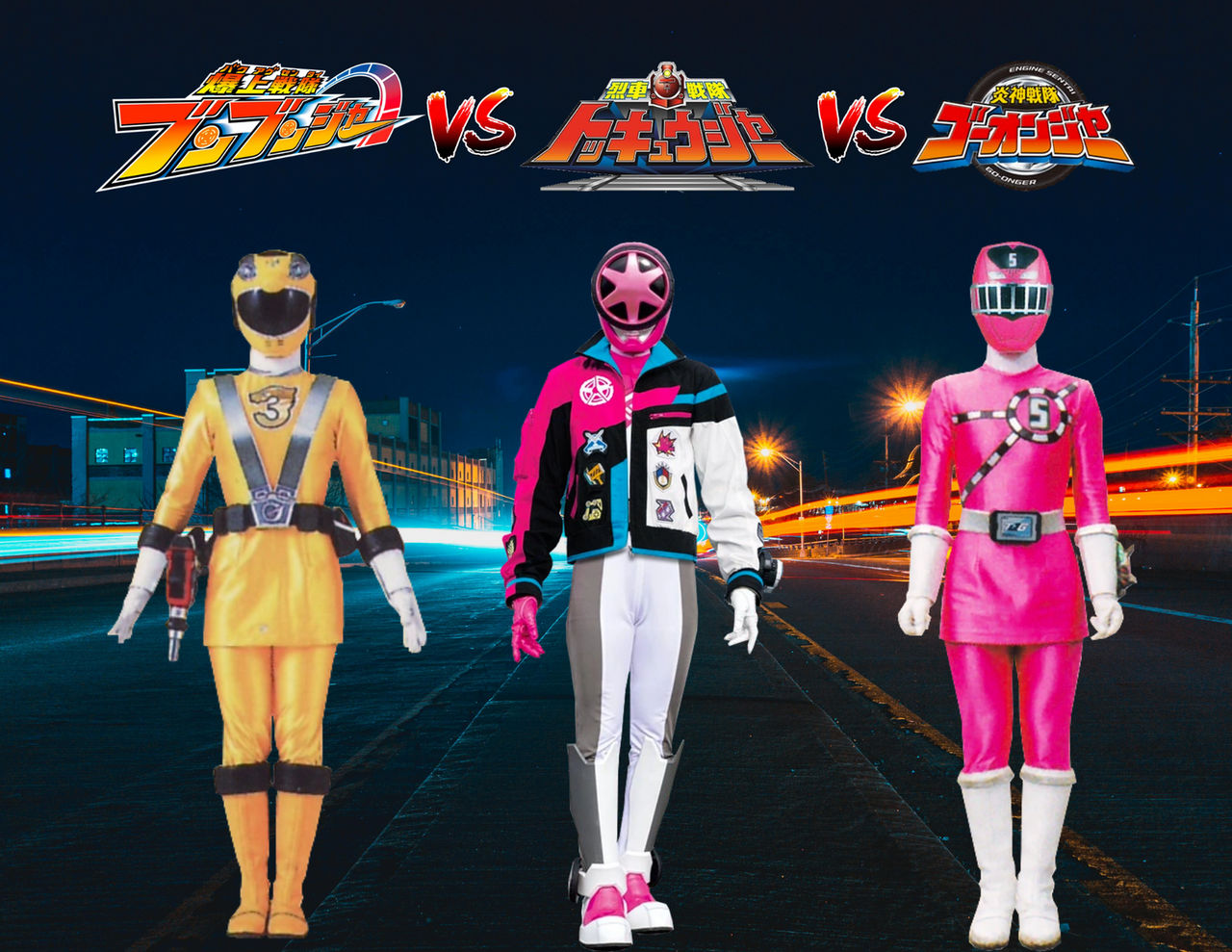 Toq Form Bun Pink x ToQ 5gou x Go-On Yellow by LupinMK on DeviantArt