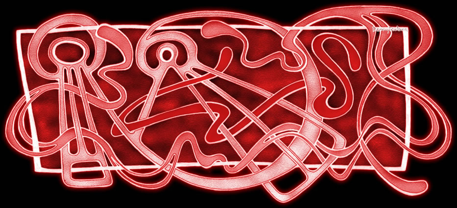Framed oddity : Red by DecoyRobot