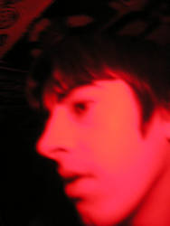 me, red light, side on