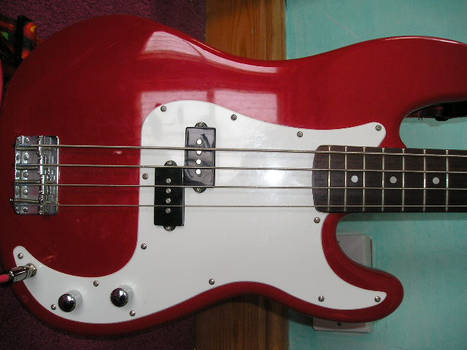 my bass guitar, body